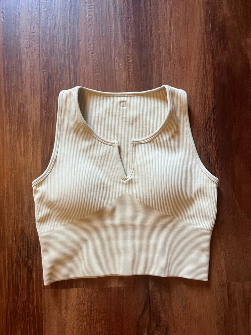 NWOT Oatmeal Born Primitive Good to Go Seamless Crop Tank